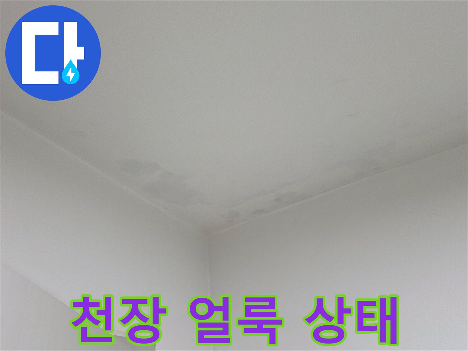 남양주 다산동 아파트 천장 벽면의 젖은 얼룩 현상