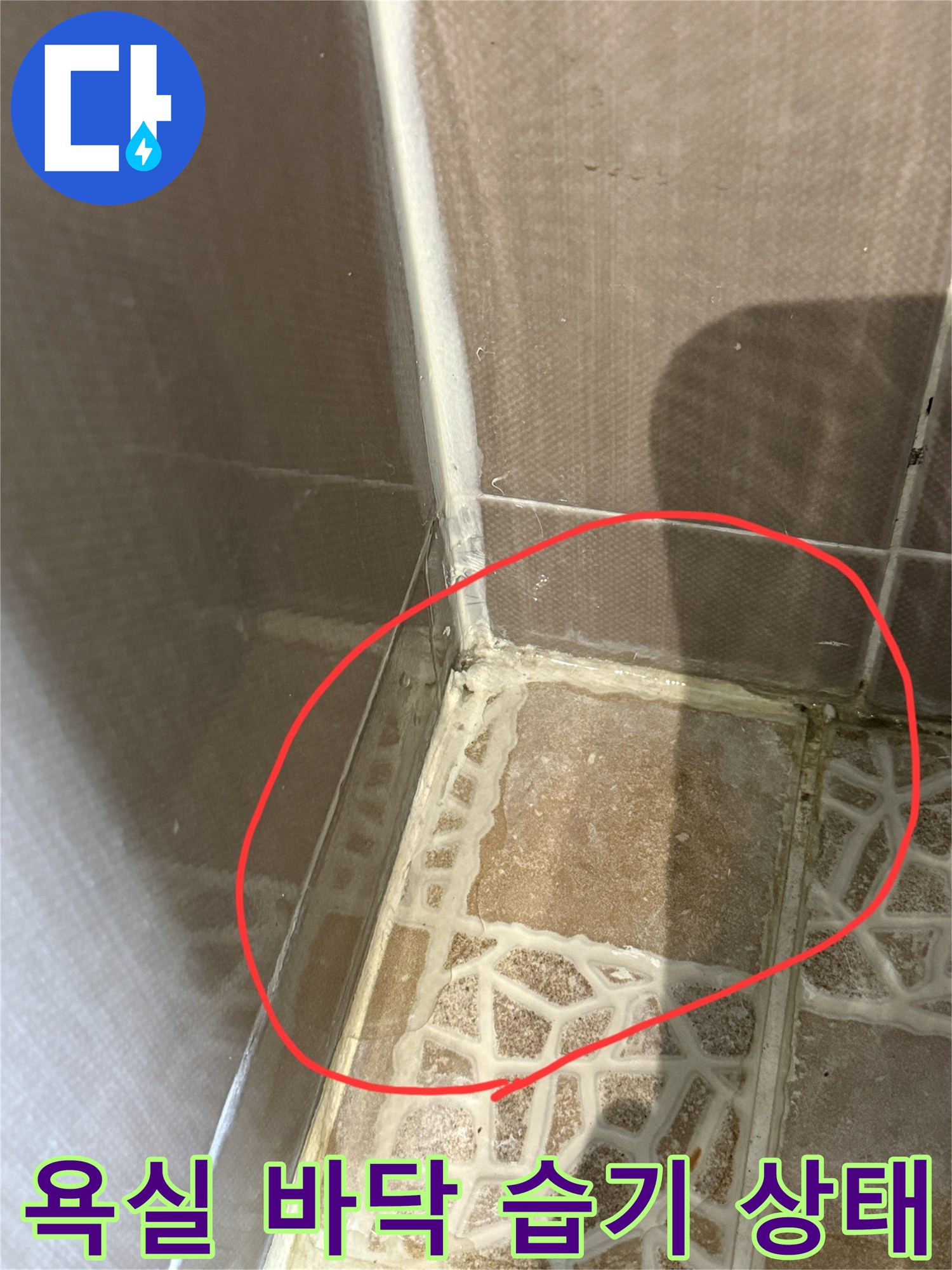 변기-주변-타일-틈새-습기-발생-현장