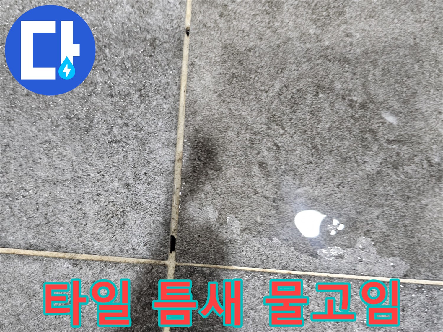 물기가-번져있는-욕실-바닥-타일